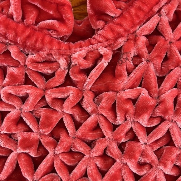 NWT FREE PEOPLE GUM DROP VELVET RUCHED MINI DRESS - Picture 5 of 5